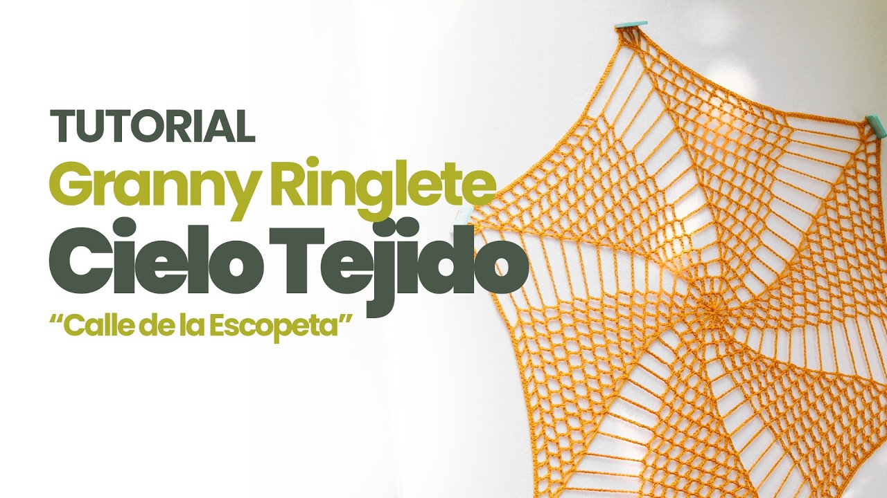 🧶 Aprende a tejer el Granny Ringlete - Tutorial | Proyecto Cali Entretejida