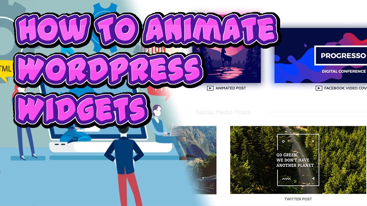 How To Animate Wordpress Widgets Without Using Elementor