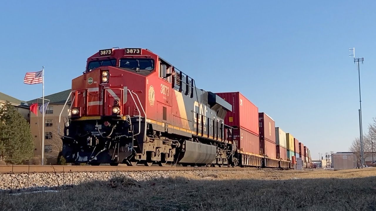 Stopped on the main?  3 Trains and 1 Siding on the CN
