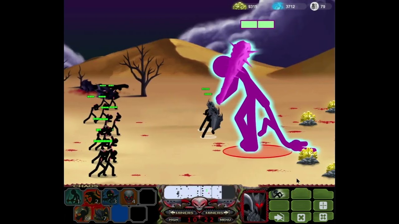 The Giant level was WAY TOO ANNOYING. Stick War 2 Chaos Retaliation Mod Part 2