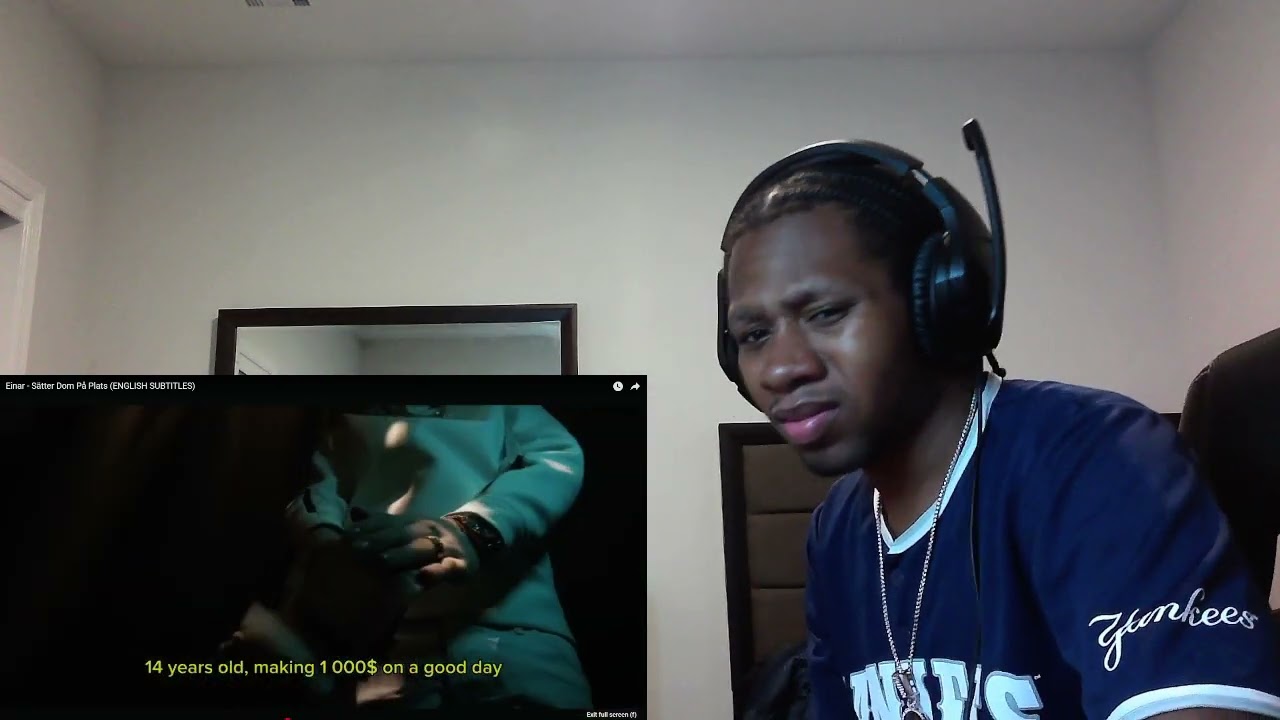 AMERICAN 🇺🇸FIRST REACTION TO 🇸🇪 SWEDISH RAPPER Einar - S&auml;tter Dom P&aring; Plats (ENGLISH SUBTITLES)