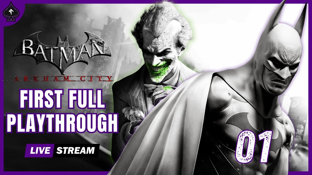 LIVE - BATMAN ARKHAM CITY - FIRST FULL PLAYTHROUGH EP1 (H)