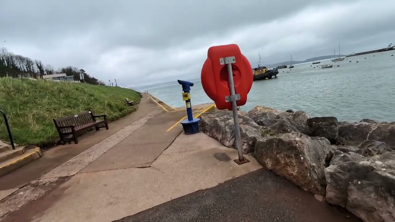 Walk around Brixham harbour and oxen cove 29/01/26 #sea #harbour #brixham #fishingboats 