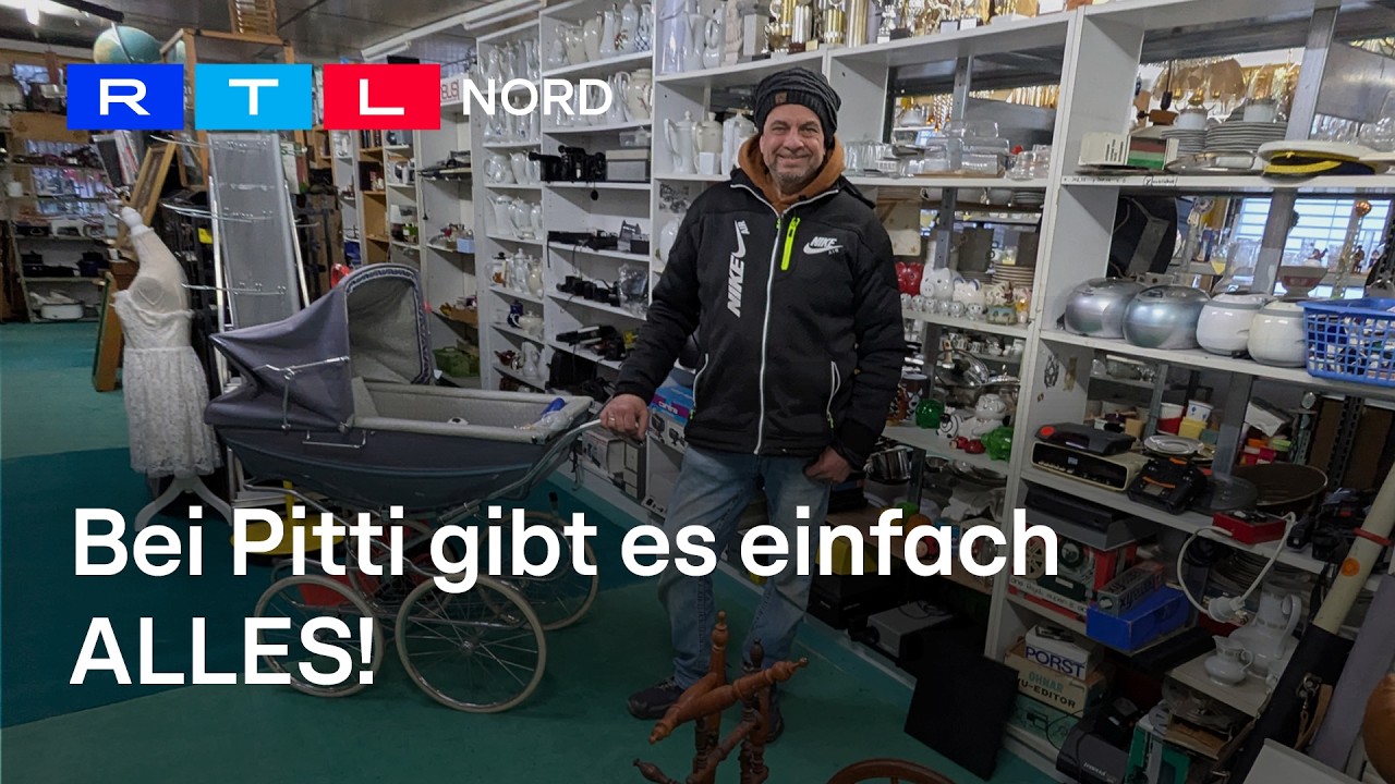 Pittis Trödelparadies: 1.000 Quadratmeter voller Second Hand-Schätze