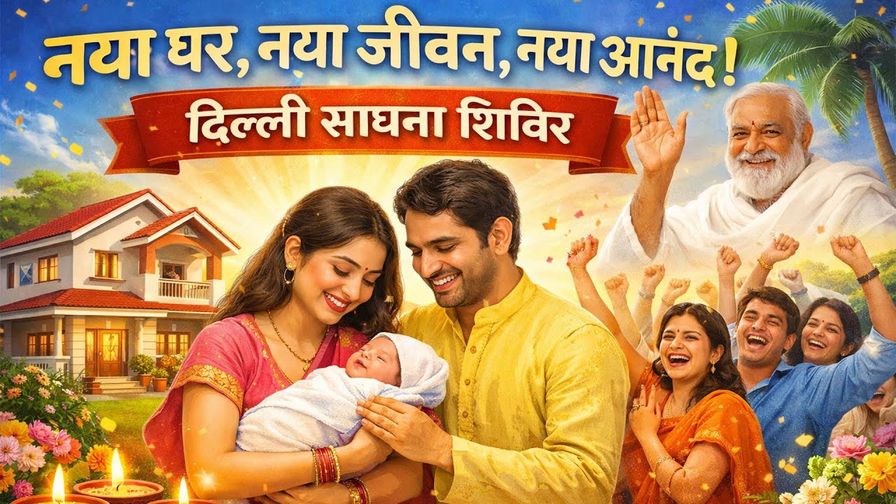 नया घर, नया जीवन और नया आनन्द | दिल्ली साधना शिविर #motivation #spirituality #spiritualawareness1