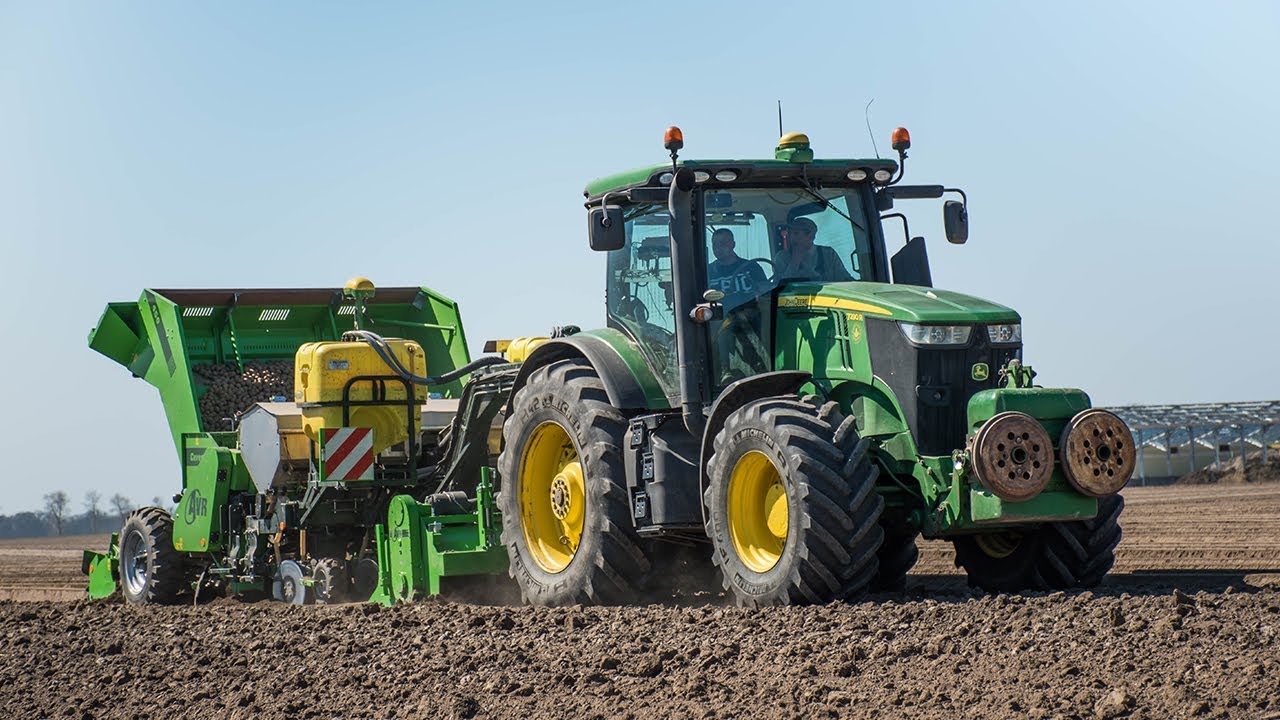 Sadzenie ziemniaków w Sławkowie! Nowy nabytek, sadzarka AVR Ceres 450 & JohnDeere 7R