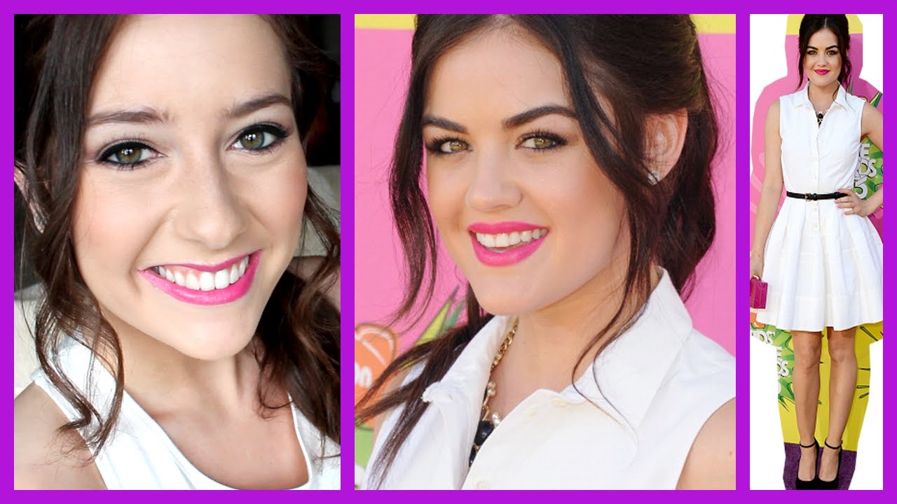 Lucy Hale | Makeup, Hair, + Outfit!