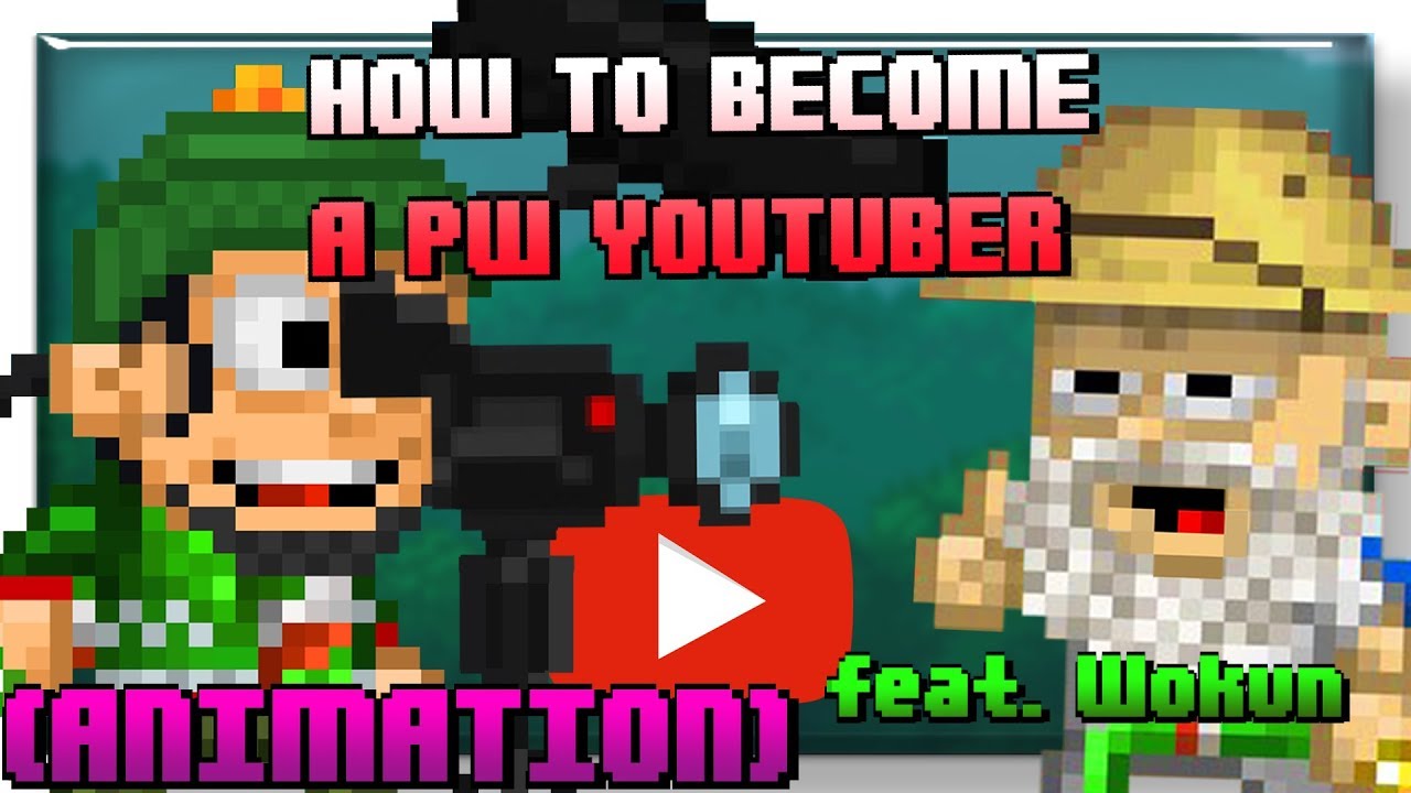 HOW TO BECOME A POPULAR YOUTUBER IN PW | Pixel Worlds (animation. feat. Wokun)