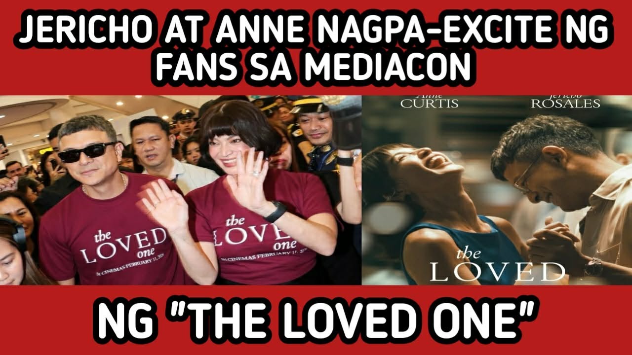 JERICHO AT ANNE, NAGPA-EXCITE NG FANS SA MEDIACON NG "THE LOVED ONE"