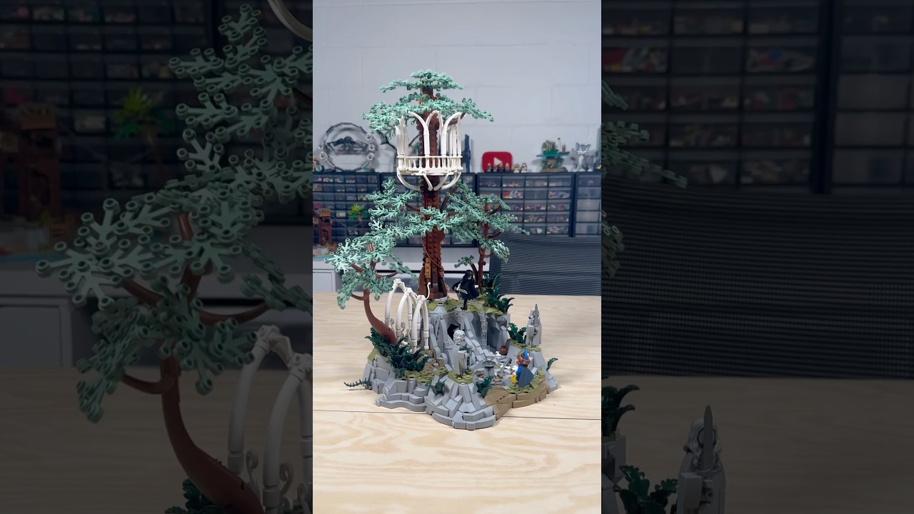 LEGO LOTHLORIEN MOC #lego #legomocs #legolotr #afol #legobuild #legolordoftherings