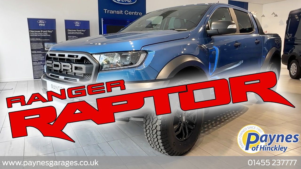 Ford Ranger Raptor : Performance Blue : At Paynes of Hinckley