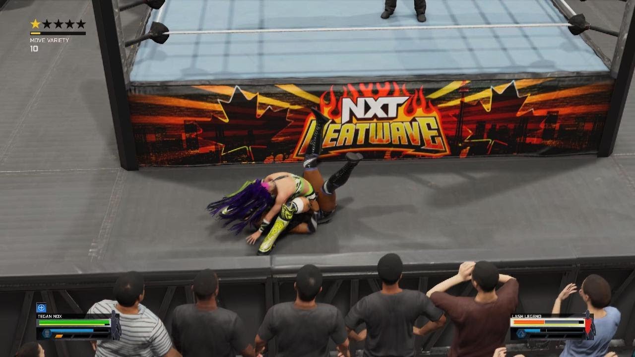 NXT Battleground Style in WWE 2K25! 🔥 KO Moment + Crowd Reaction | MyK25 Gameplay