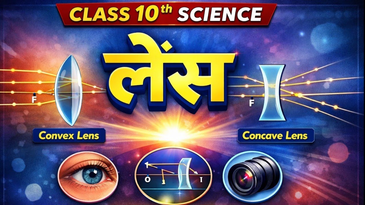 Science class 10th vvi questions | Lens(लेंस) क्या है |type of lens |convex lens, concave lens |