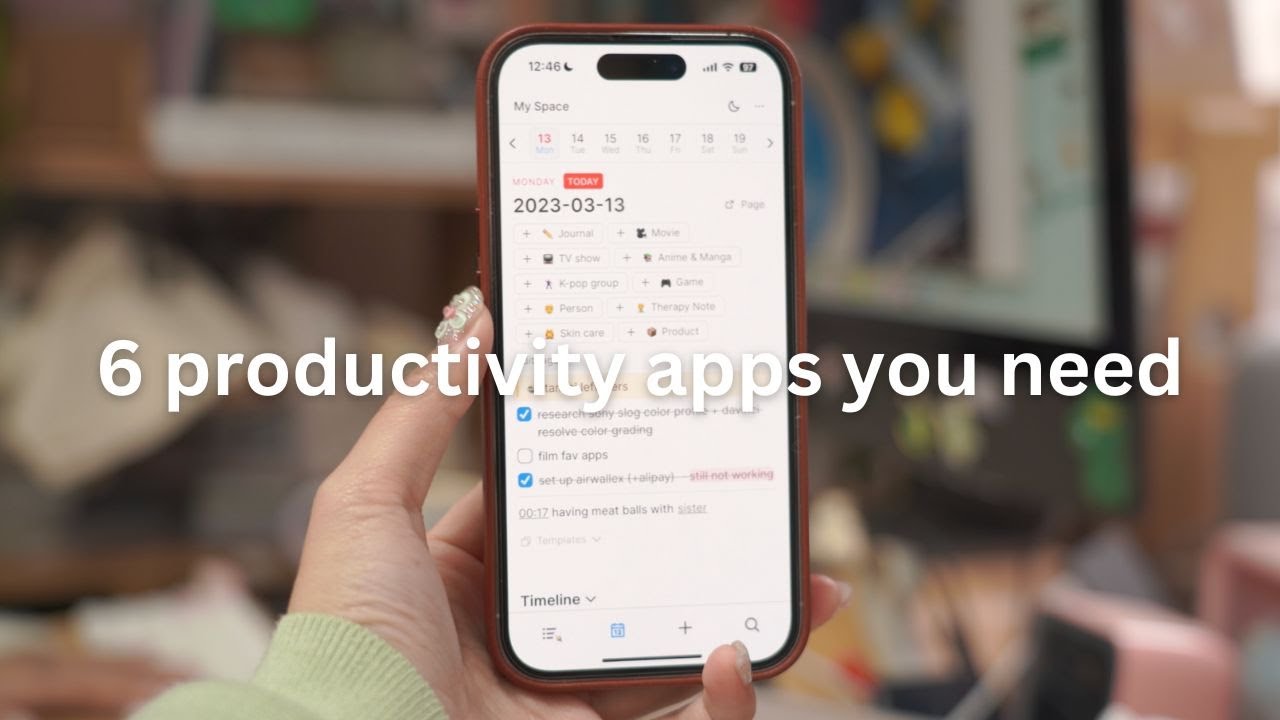 6 productivity apps i use EVERYDAY🍎👩🏻‍💻