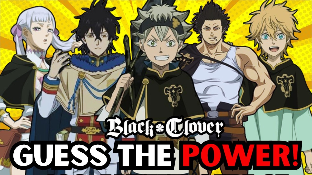 ADIVINHE A MAGIA DO PERSONAGEM DE BLACK CLOVER 🪄🔥