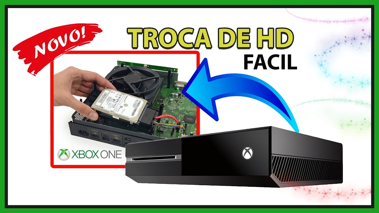 COMO TROCAR  HD DO XBOX ONE FAT DE FORMA FACIL