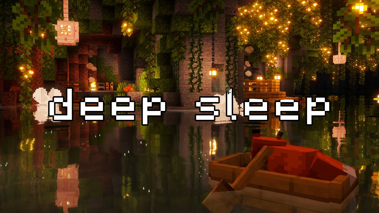 time to sleep, you need it... (minecraft music w/cave ambience)