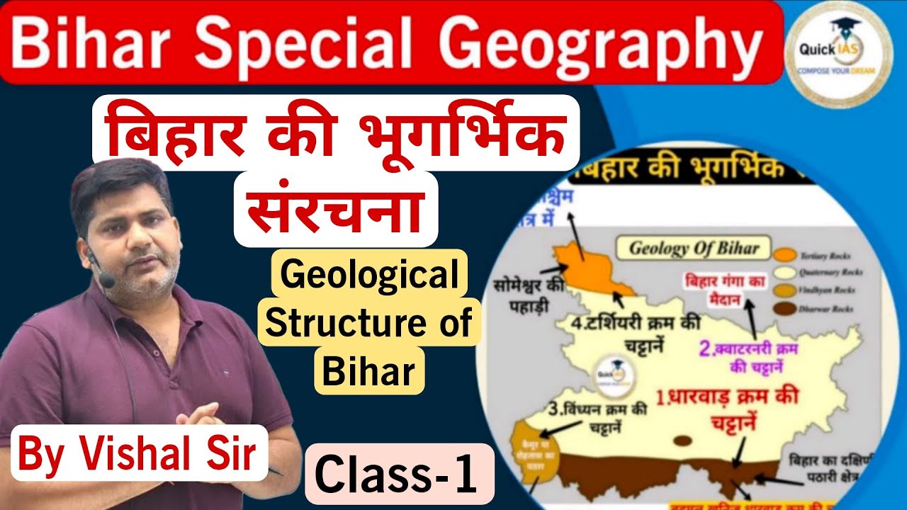 Geological Structure of Bihar | बिहार के भूगर्भिक संरचना | Bihar Special Geography | 71st BPSC 