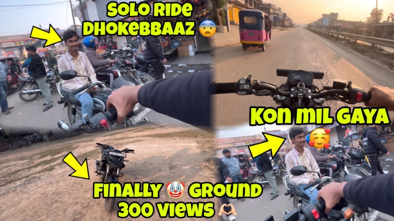 Solo Ride Mein Mil Gaya Dhokebaaz 😳 Unexpected Solo Ride + Dhokebaaz Banda 😨