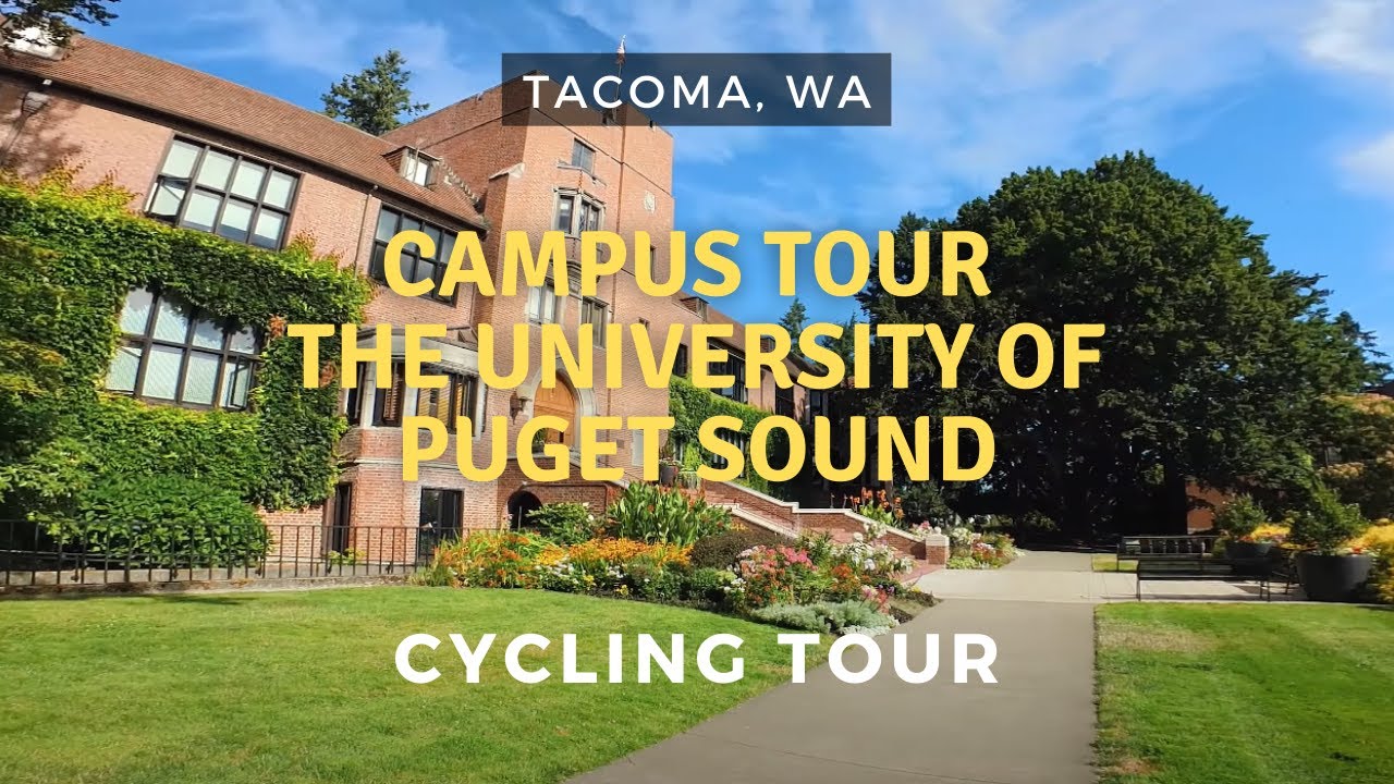 Biking Around the Beautiful Campus of the University of Puget Sound UPS | Tacoma, WA