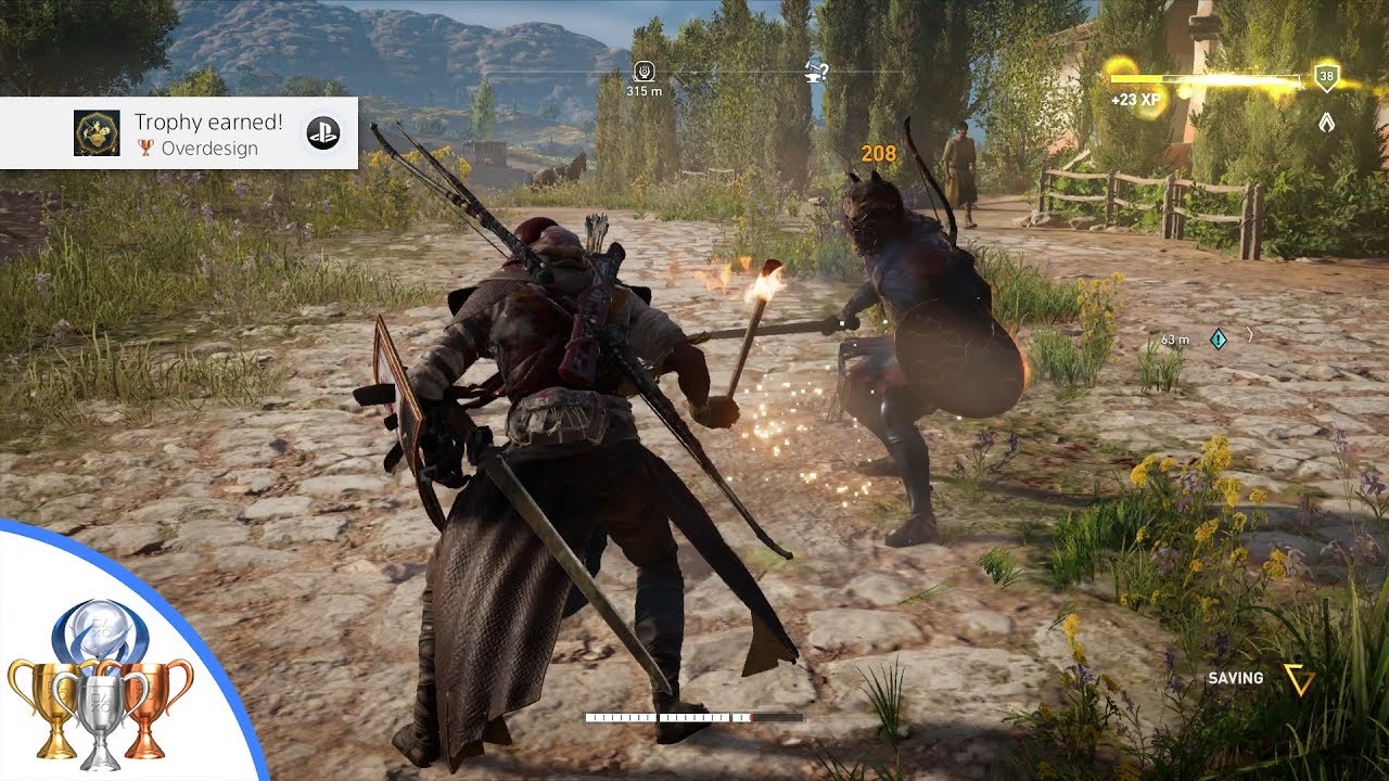 Assassin's Creed Origins - Overdesign Trophy - Kill poisoned 35+ enemy w/ a torch within 30 seconds.