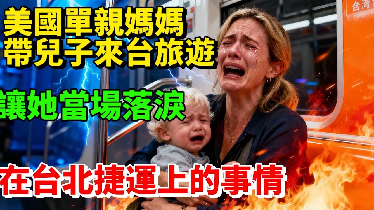 美國單親媽媽帶兒子來台灣旅遊   在台北捷運上的事情 讓她當場落淚
