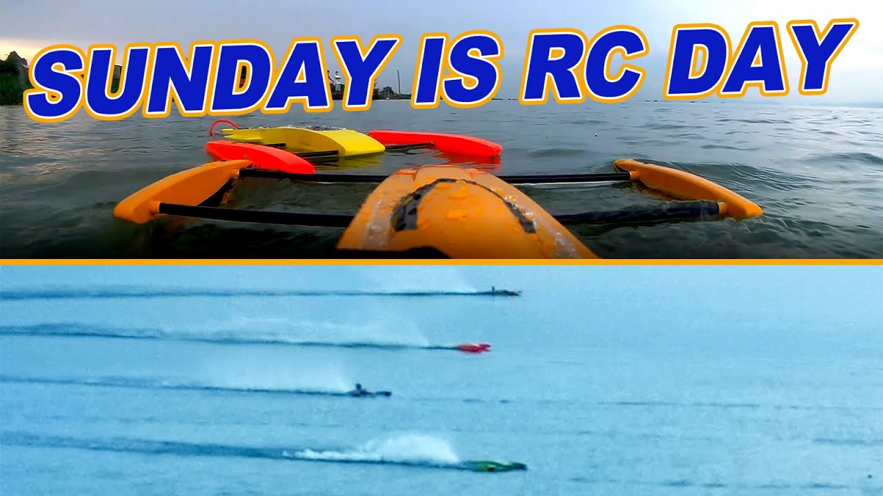 RC BOAT FUN IN SUNDAY
