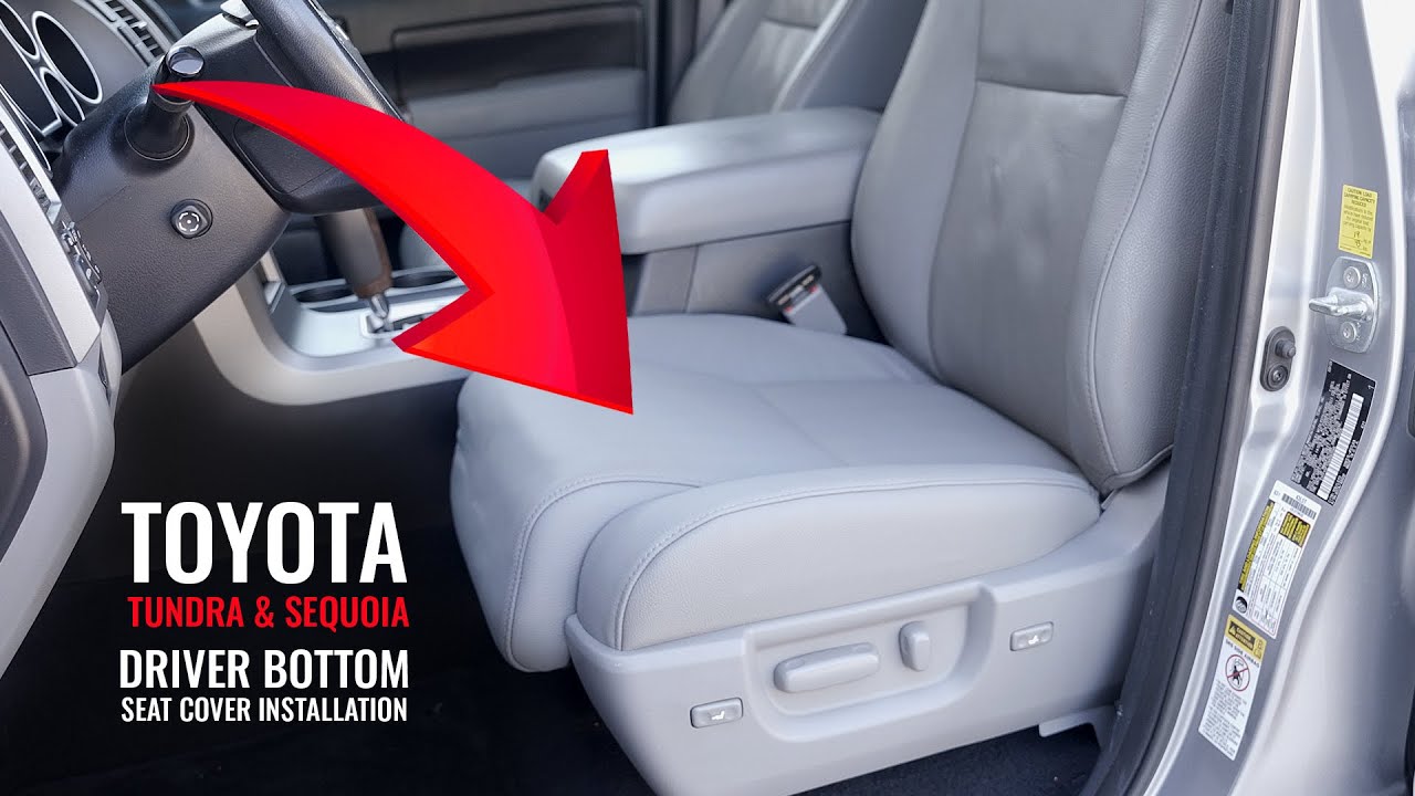 Toyota Tundra and Sequoia Driver Bottom Leather Cover Install