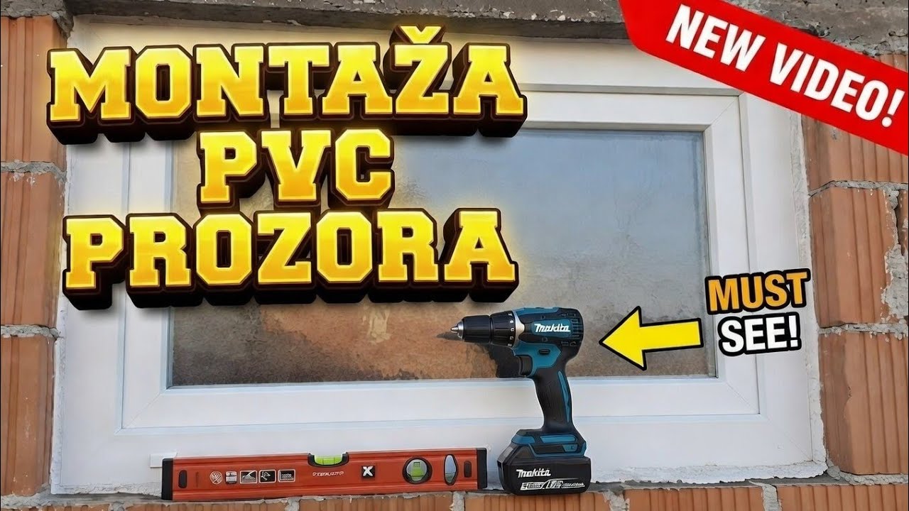 Kako Ugraditi Pvc Prozor /Montaža / Detaljno / Uradi sam