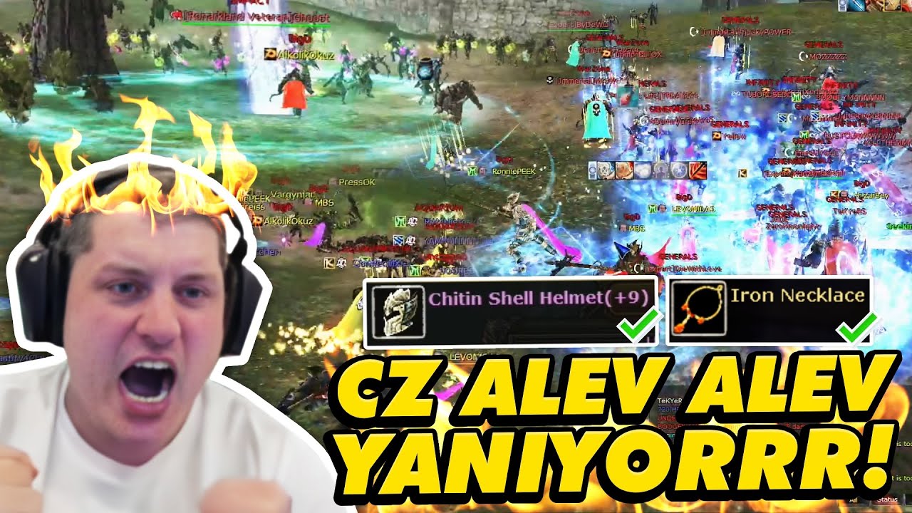 +9 SHELL KAFALIK IRON NECKLACE ALDIK ÇARI DİZDİK ⚔️ SAVAŞ&CZ&JR PK ⚔️ LEVO KNIGHT ONLINE