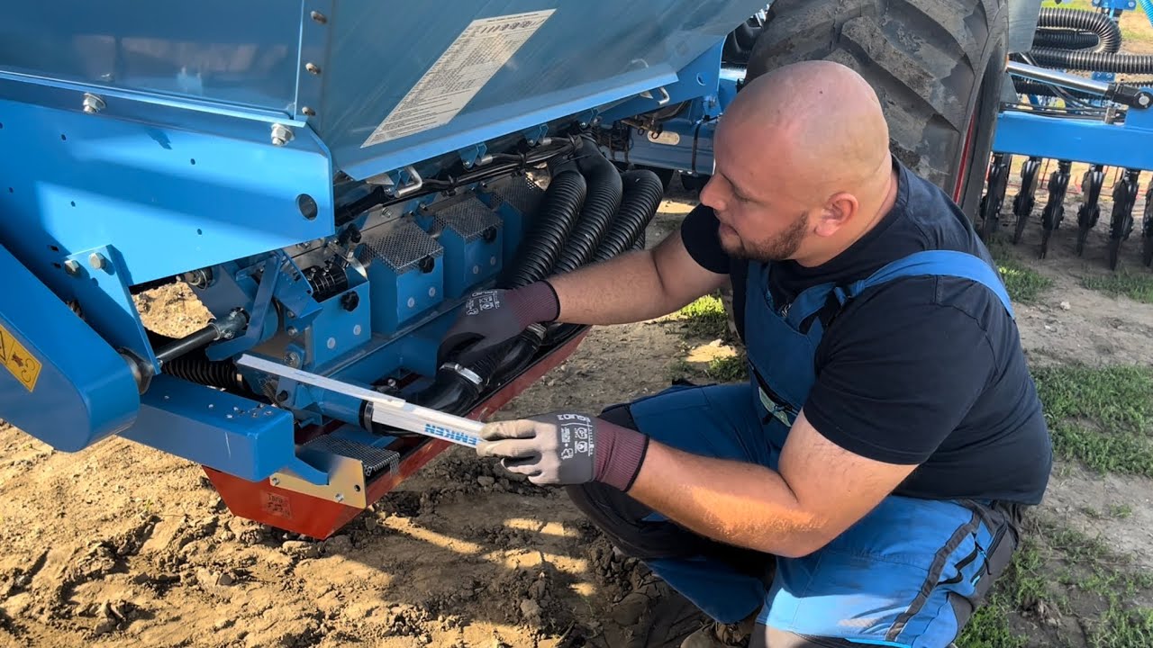 Lemken Solitair 12 gabonavetőgép leforgatása