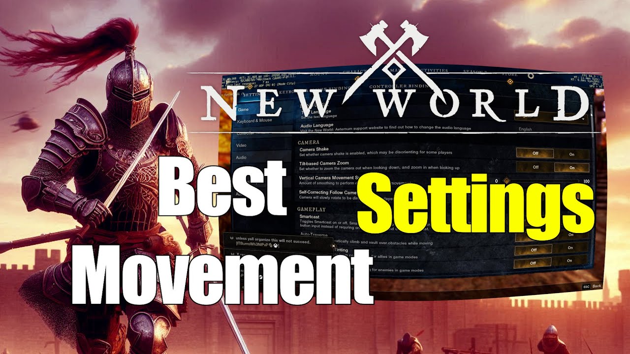 Best Movement Settings in New World Aeternum &ndash; Quick & Essential Tips