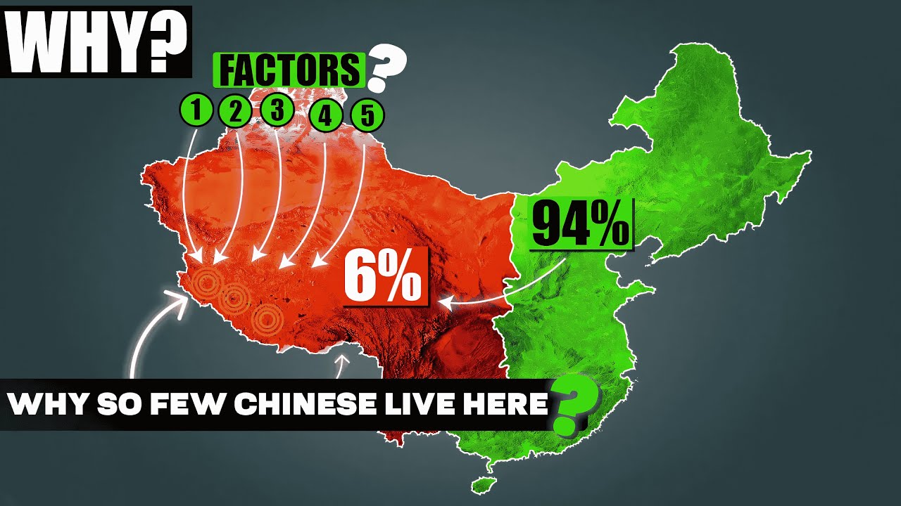 Why so few CHINESE live in the Western CHINA