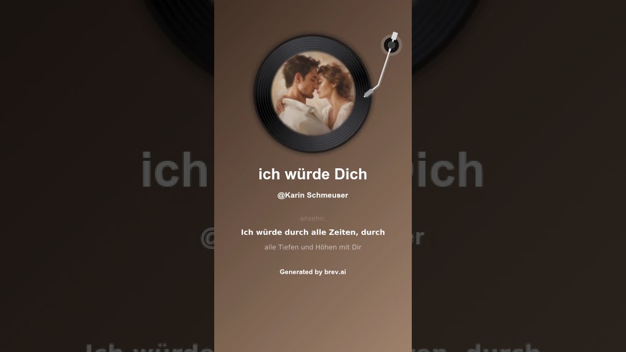 Ich würde Dich