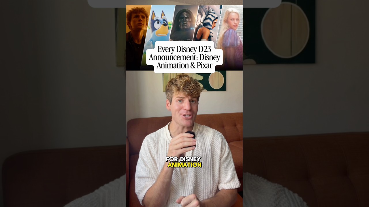 Все анонсы Disney Animation и Pixar с D23 👀😱