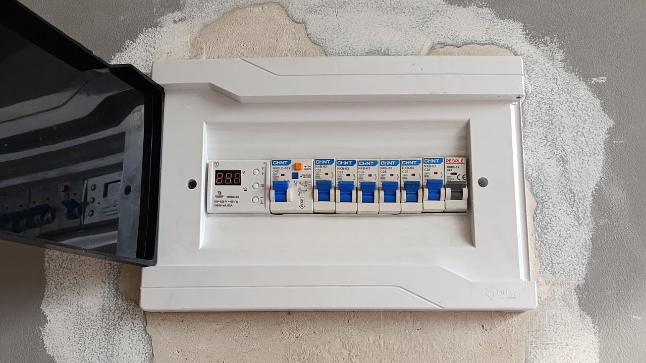 Elektr ta’minoti: Kuchlanish rele, DIF va odiy avtomatlar o‘rnatildi