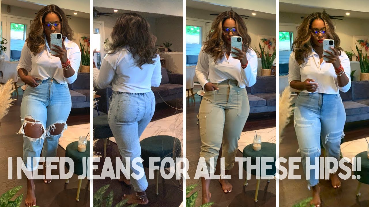 The BEST Jeans on the Market for Curvy Girls || Sizes 8 + 10 || How I Shop || LivinFearless