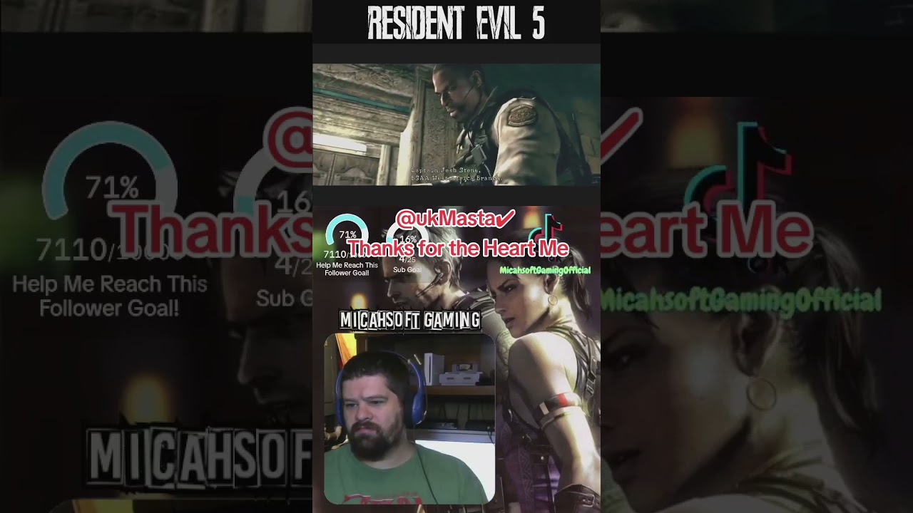 #horror #horrorgaming #residentevil #residentevil5 #chrisredfield #sheva #live #micahsoftgaming