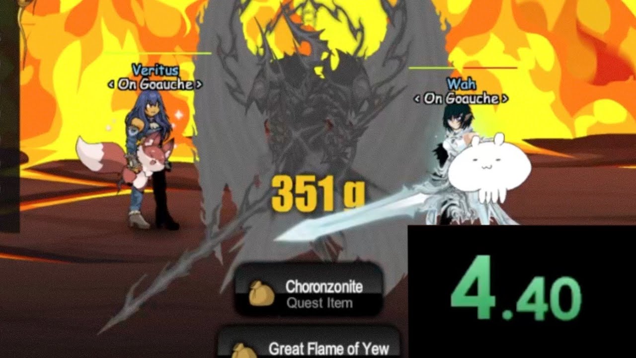 AQW, я же говорил, они уничтожат босса Узурпатора Пламени!