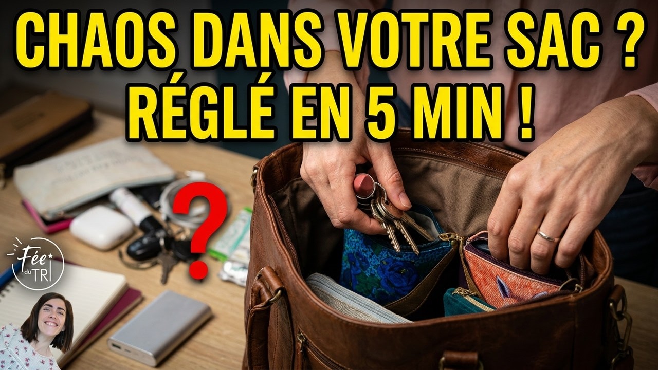 Comment organiser son sac à main ? 👜 #tuto #dans mon sac