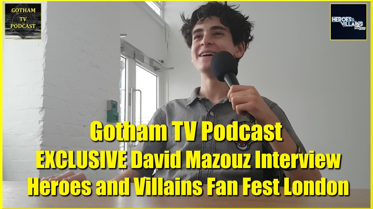 EXCLUSIVE Interview with David Mazouz of Gotham at Heroes and Villains Fan Fest London 2017