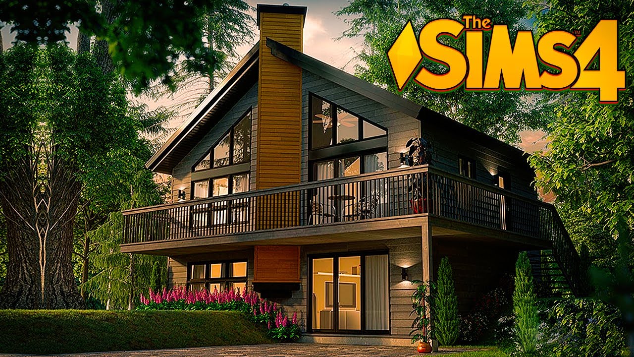 Я ПОСТРОИЛА СОВРЕМЕННЫЙ ДОМ У МОРЯ В СИМС 4 - The Sims 4 (2022)