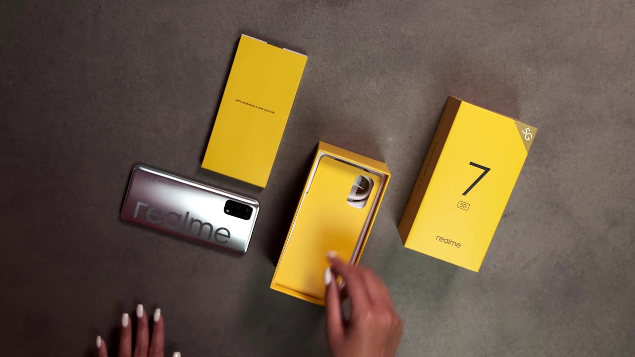 realme's official realme 7 5G unboxing video