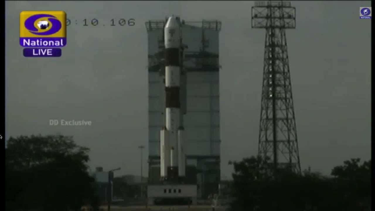 VIDEO - India's Mars Orbiter aboard the PSLV-C25 rocket LIFTOFF