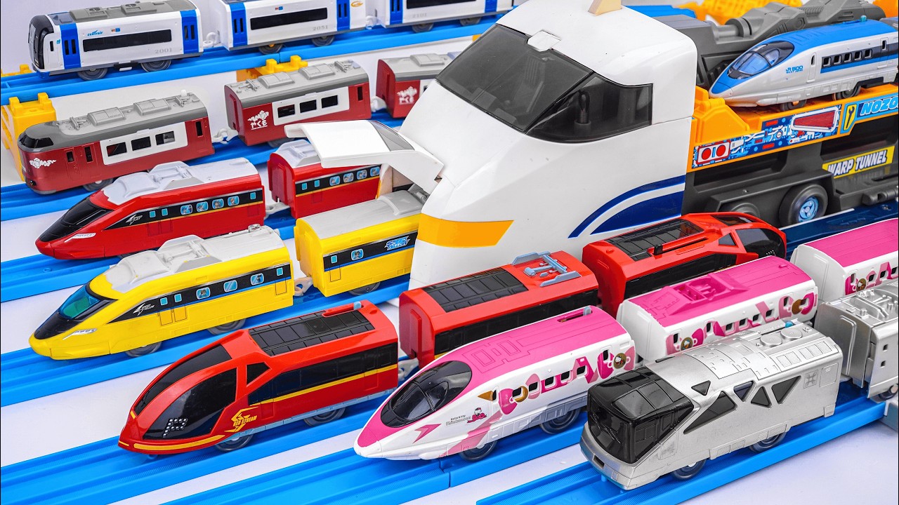 タカラトミー プラレール 新幹線シティタウン | トミカ 2車線乗り換え地下鉄駅 & タカラトミー プラレール 新幹線コレクション