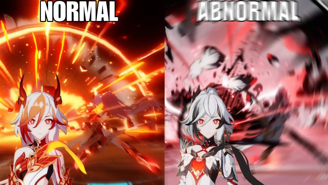 Fu Hua Normal ultimate vs Abnormal ultimate ( Honkai Impact 3 7.5 )