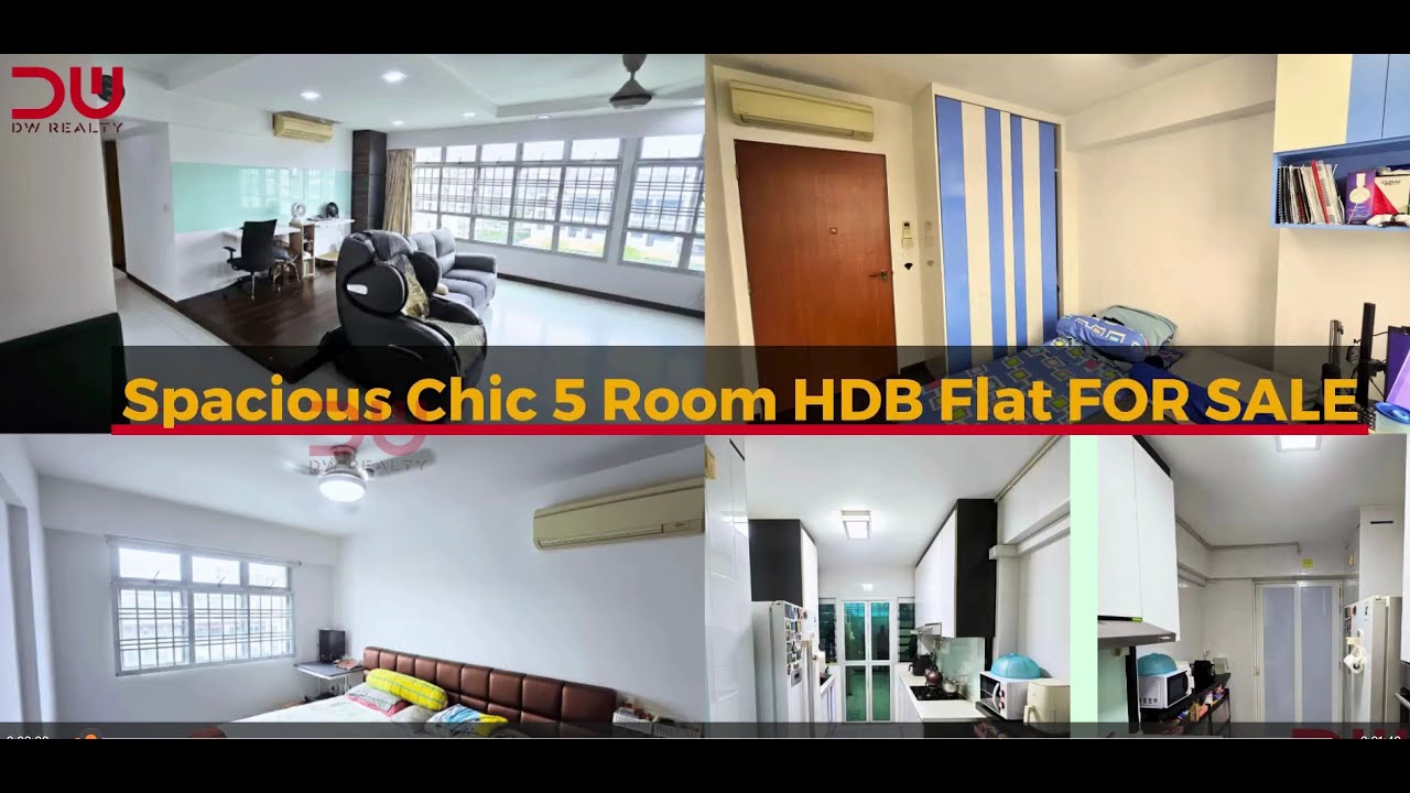 FOR SALE, Spacious Chic 5 Room HDB unit @ 183D Boon Lay Avenue