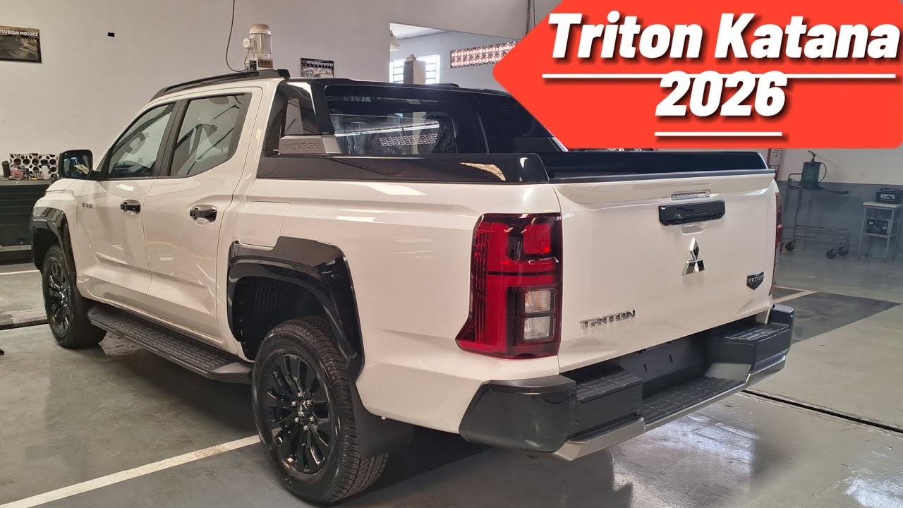 Mitsubishi Triton Katana 2026: Maior, Mais Confortável e Mais Potente!