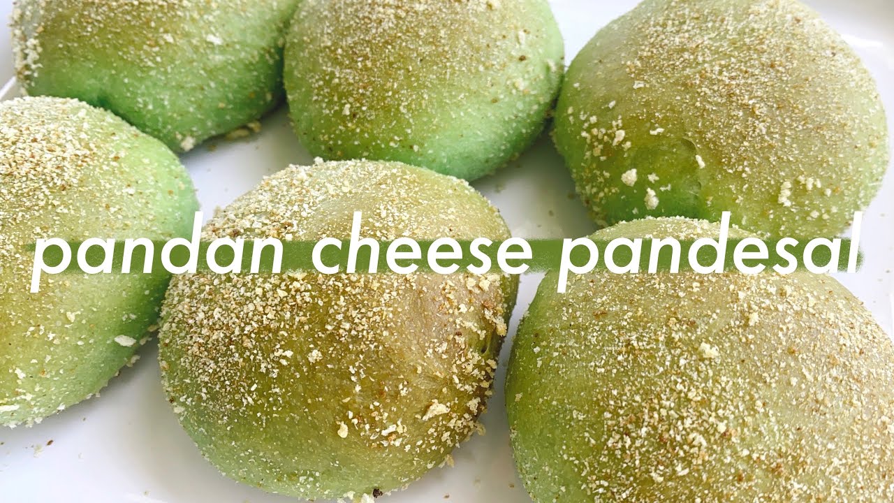 Pandan Cheese Pandesal - Bread Machine Recipe