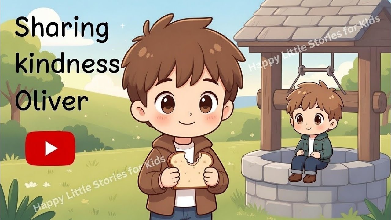 “Kindness Moral Story for Kids | Oliver the Little Boy Who Shared His Lunch | UK & USA Friendly🙂🙂